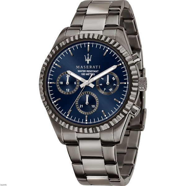 Maserati Competizione Gunmetal/Blue Men's Watch