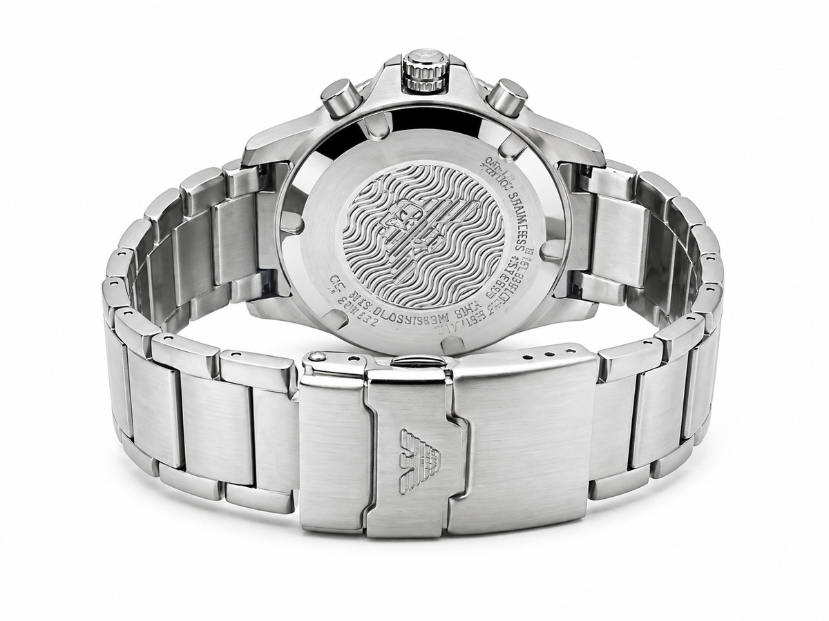 Emporio Armani Solar-Powered Blue Men's Watch (Parallel import)