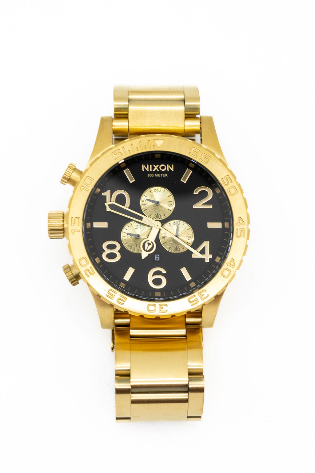 Nixon 51-30 Gold Plated/Black Men's Watch