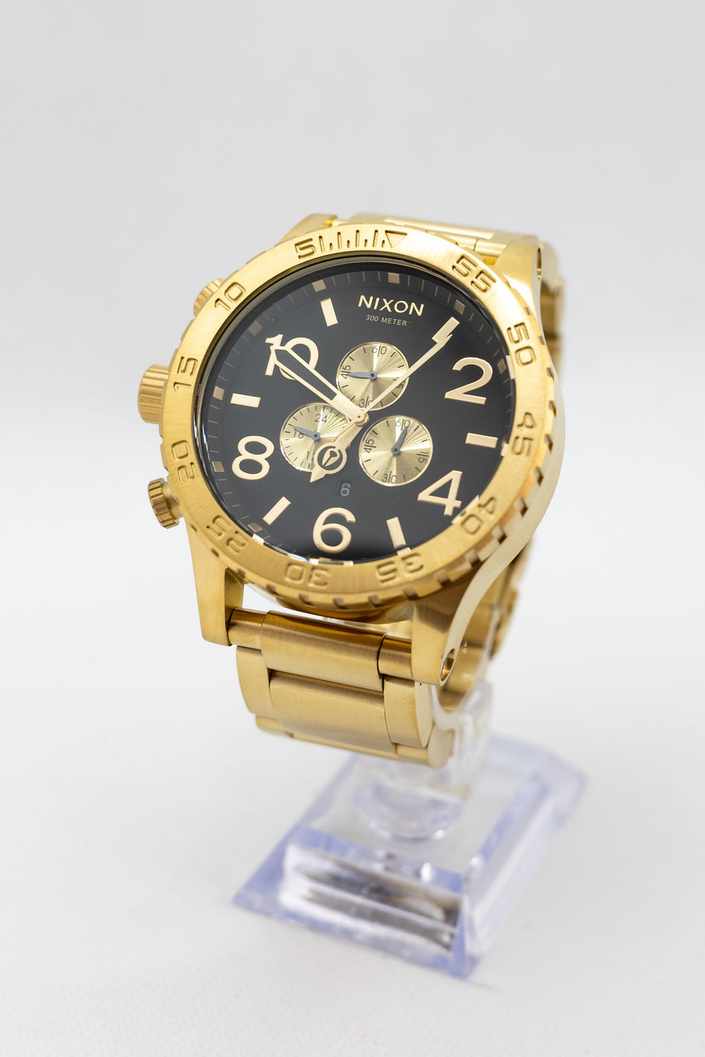 Nixon 51-30 Gold Plated/Black Men's Watch