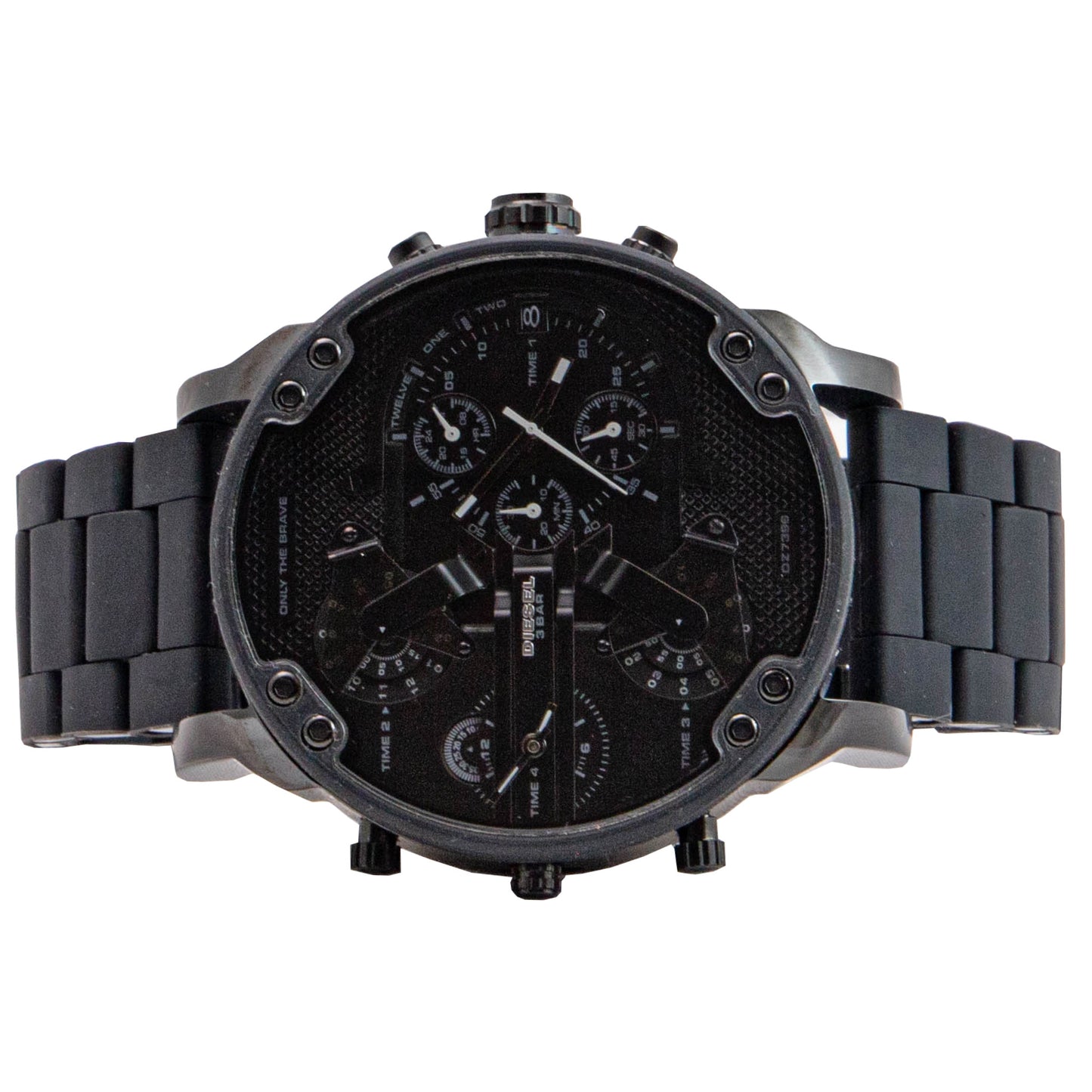 Diesel Mr. Daddy 2.0 Black Dial Stainless Steel Men's Watch