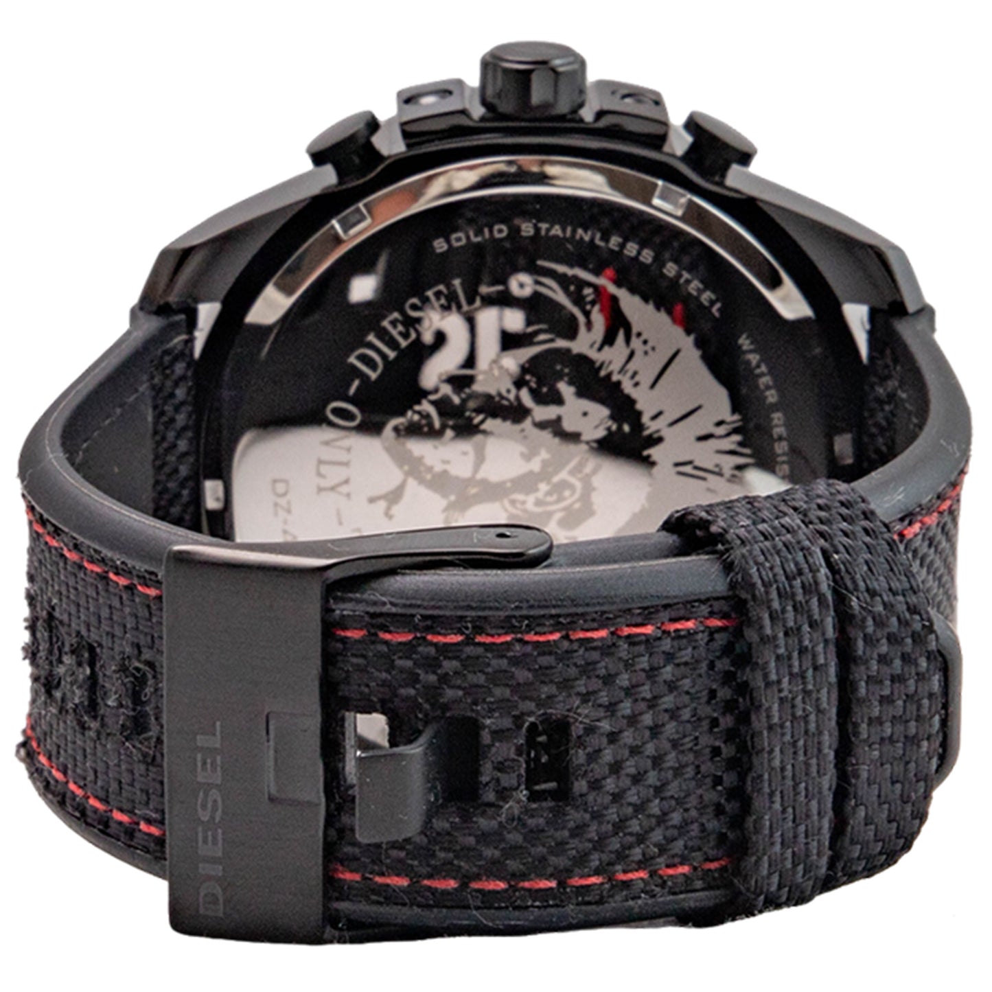 Diesel Mega Chief Black Nylon Men's Watch