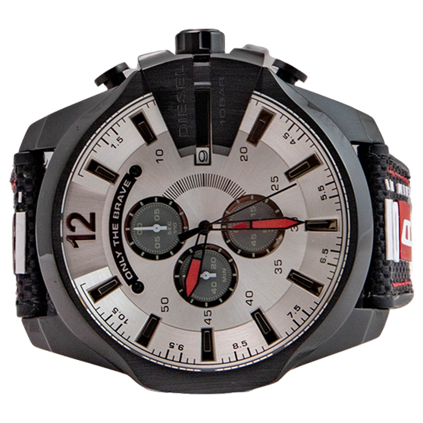 Diesel Mega Chief Black Nylon Men's Watch