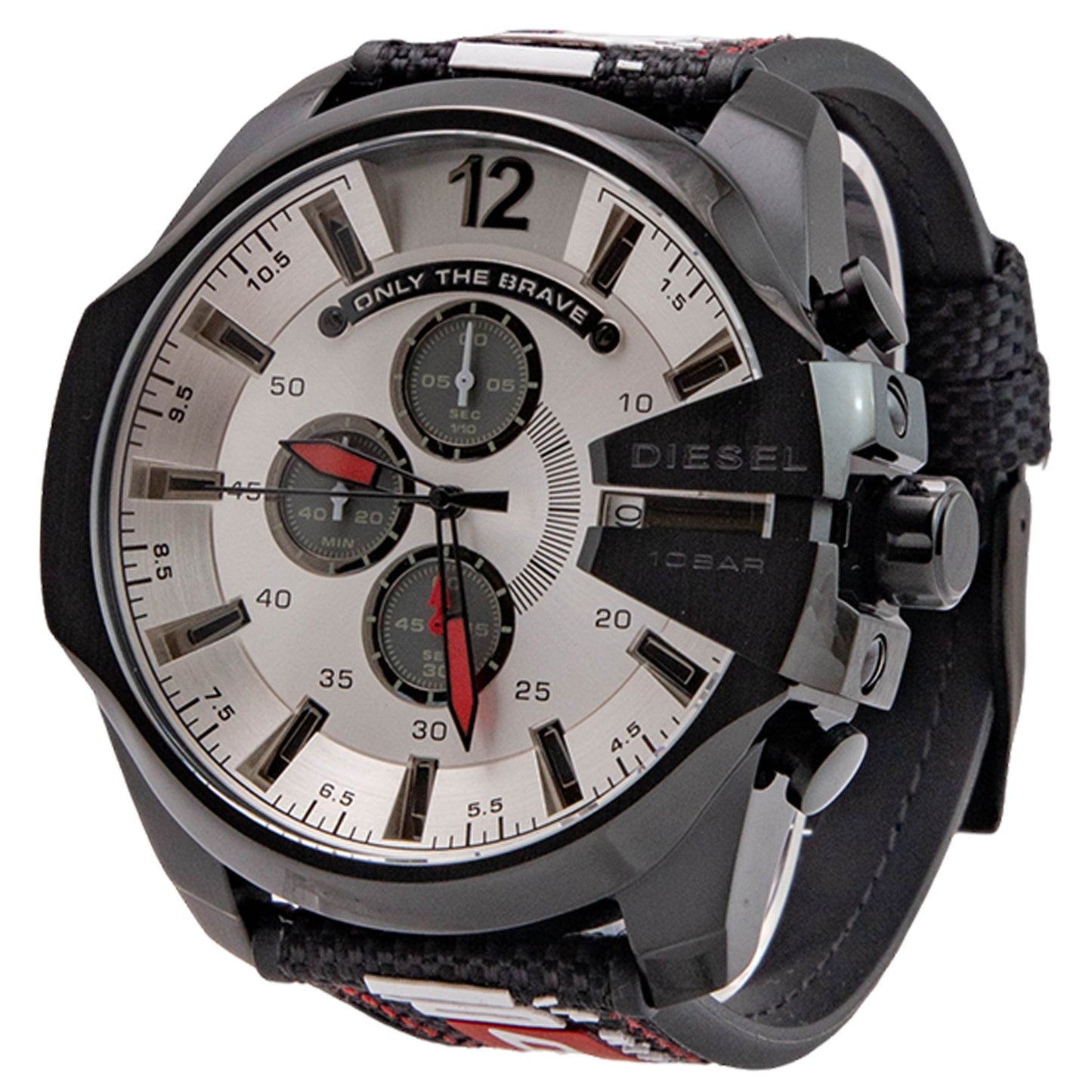 Diesel Mega Chief Black Nylon Men's Watch