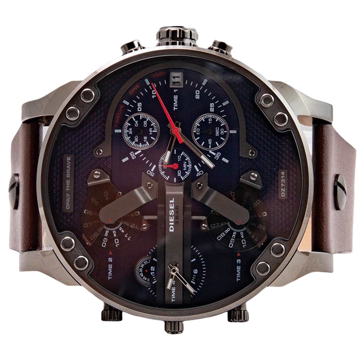 Diesel Mr. Daddy 2.0 Brown Leather Men's Watch