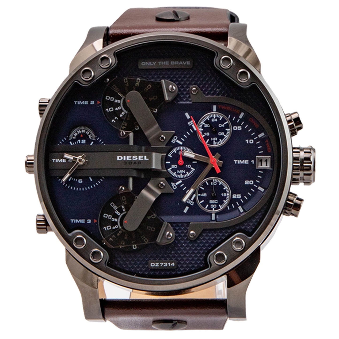 Diesel Mr. Daddy 2.0 Brown Leather Men's Watch