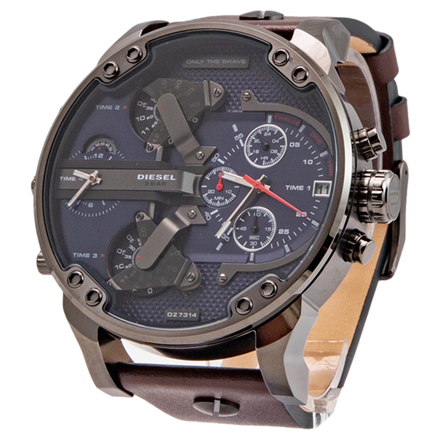 Diesel Mr. Daddy 2.0 Brown Leather Men's Watch