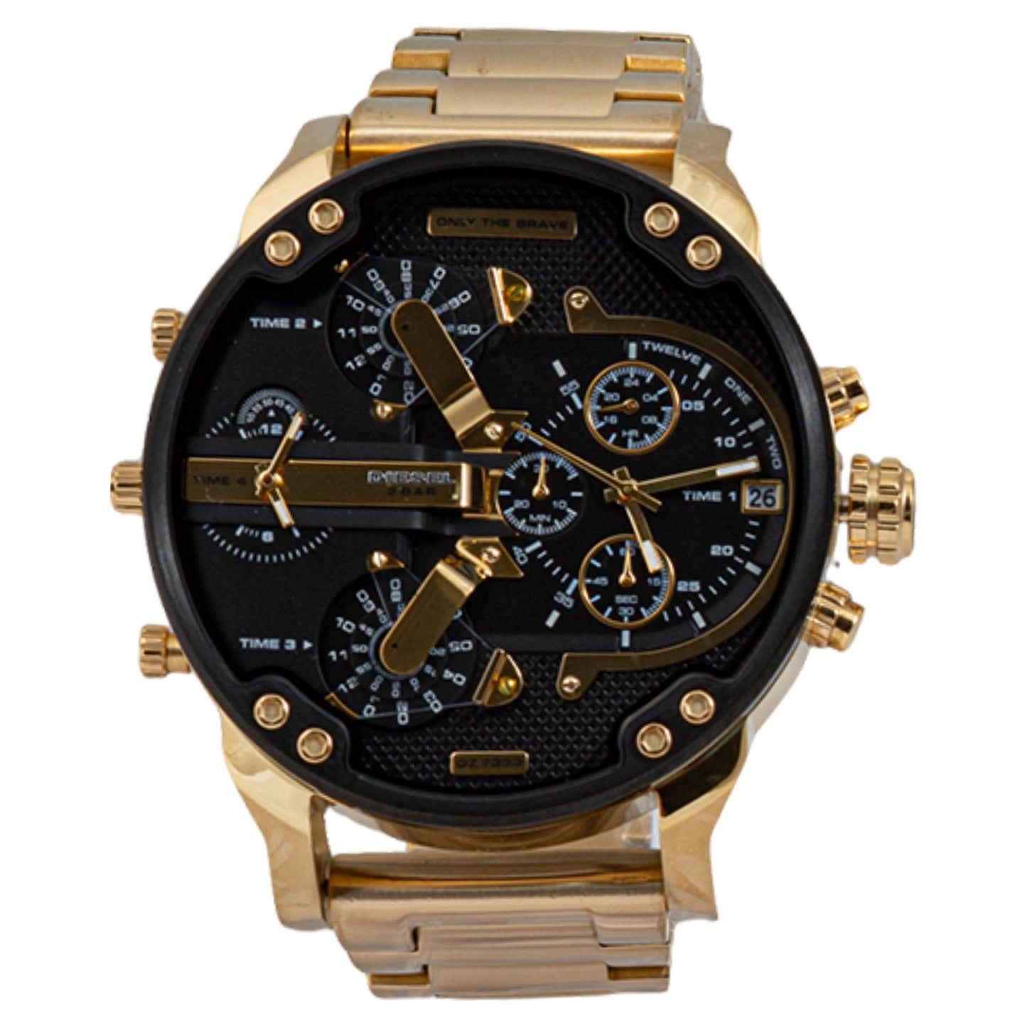 Diesel Mr Daddy 2.0 Gold with Black Dail Men's Watch