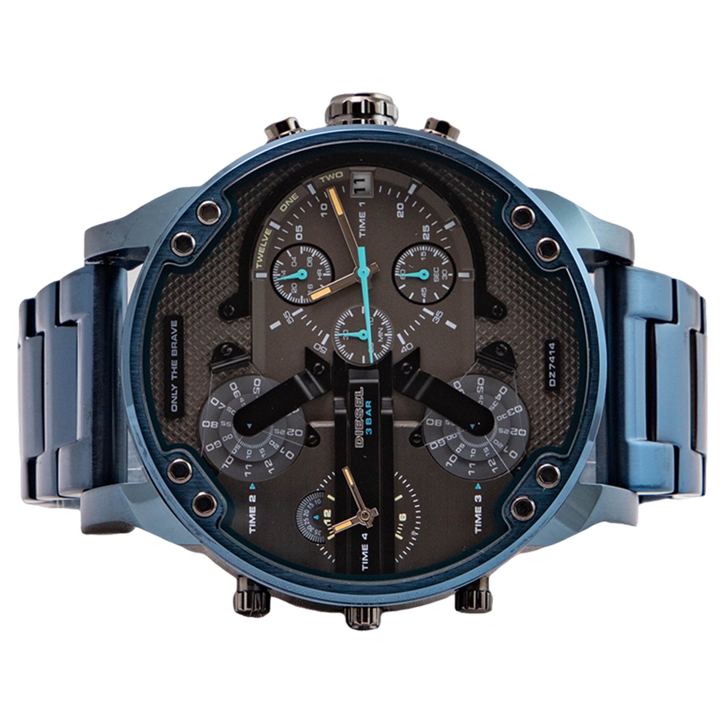 Diesel Mr. Daddy 2.0 Blue Stainless Steel Men's Watch