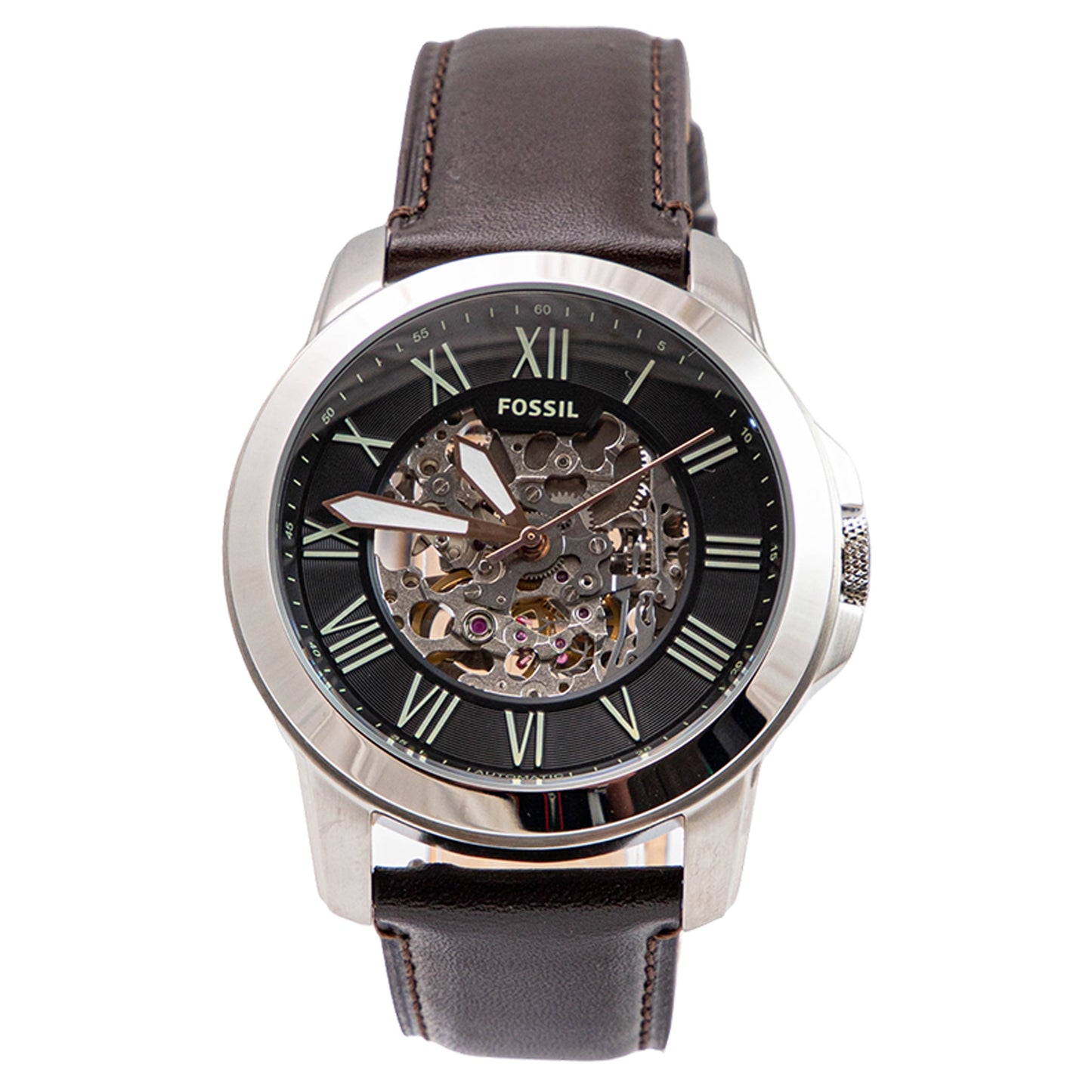 Fossil Automatic Winding Brown Men's Watch