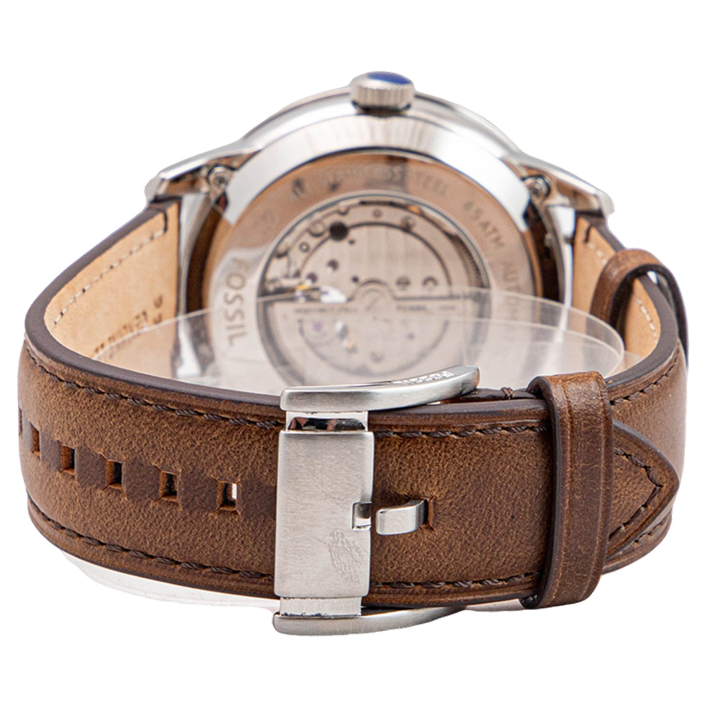 Fossil Townsman Automatic Brown Leather Men's Watch