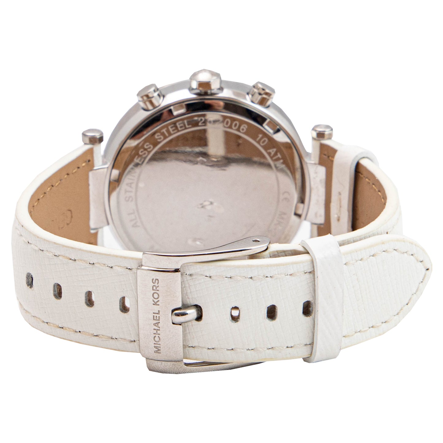 Michael Kors Parker White Leather Watch