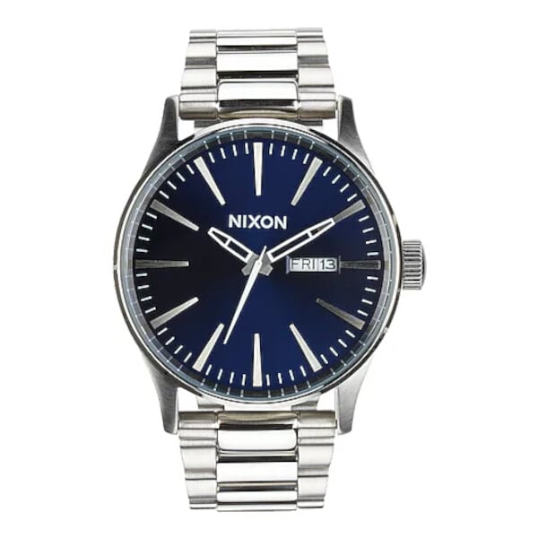 Nixon Sentry Blue/Silver Sunray Men's Watch