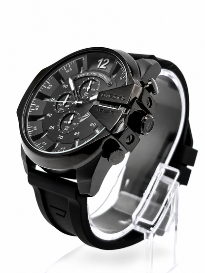 Diesel Mega Chief Black Watch  Men's Watch (Parallel import)