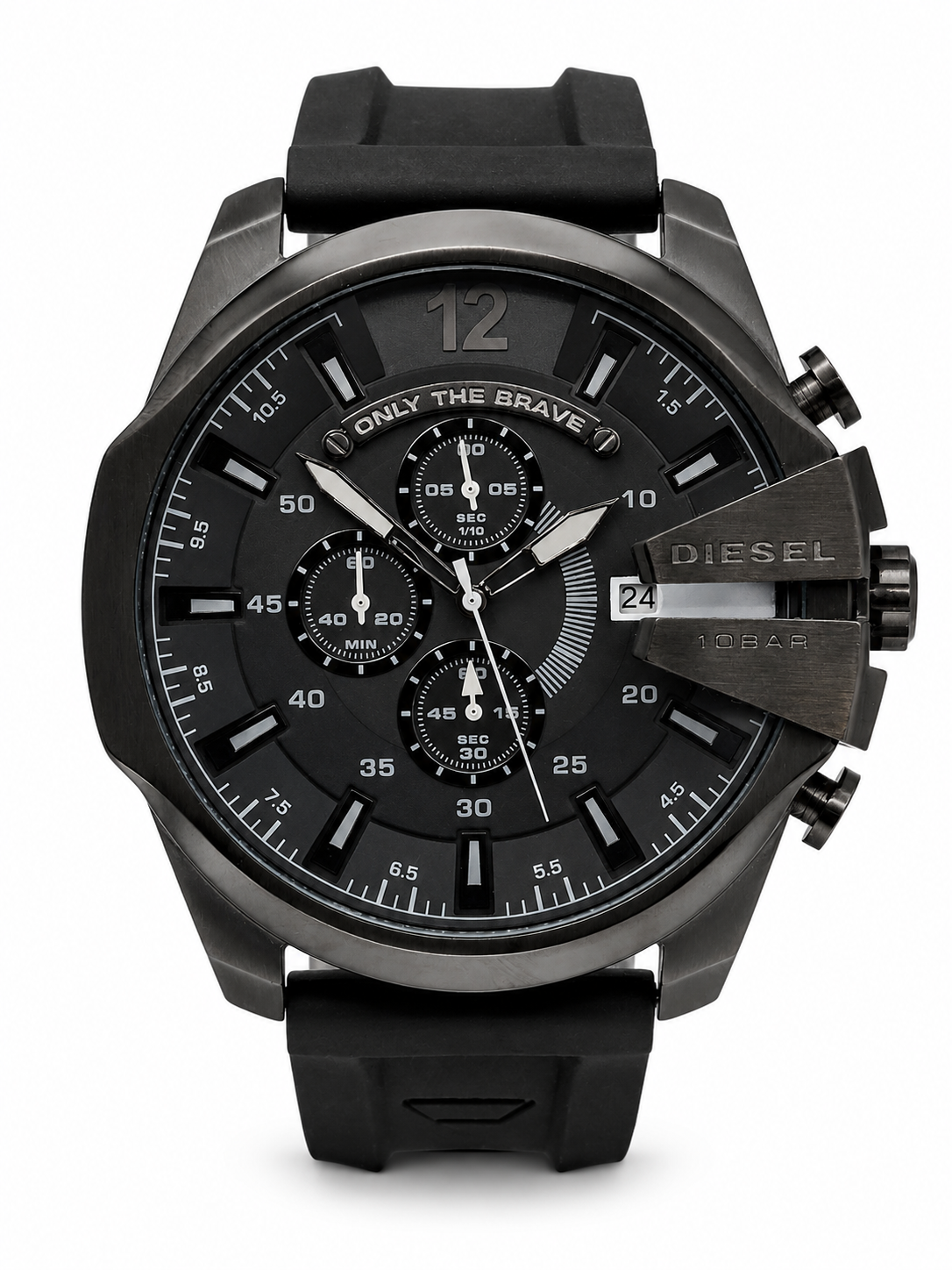 Diesel Mega Chief Black Watch  Men's Watch (Parallel import)