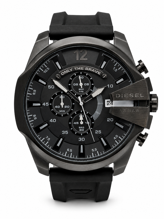 Diesel Mega Chief Black Watch  Men's Watch (Parallel import)