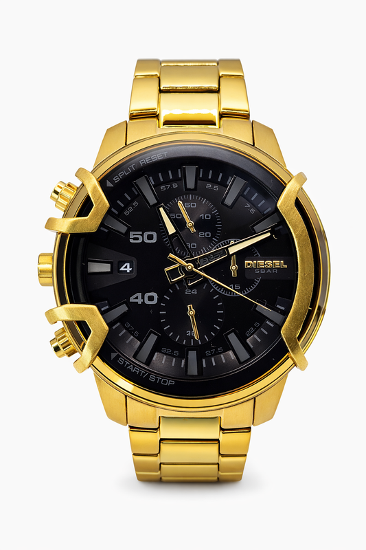 Diesel Griffed Gold Men's Watch (Parallel import)