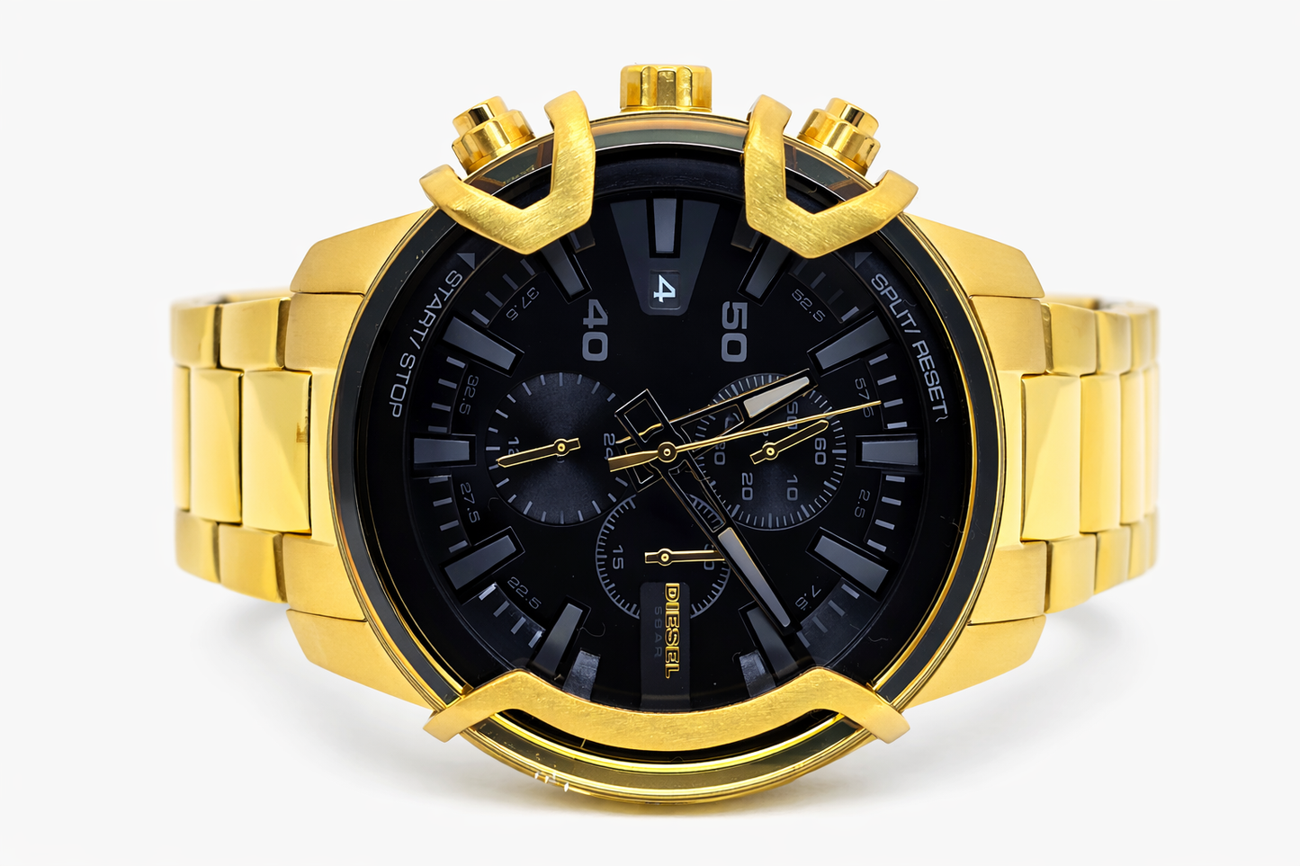 Diesel Griffed Gold Men's Watch (Parallel import)
