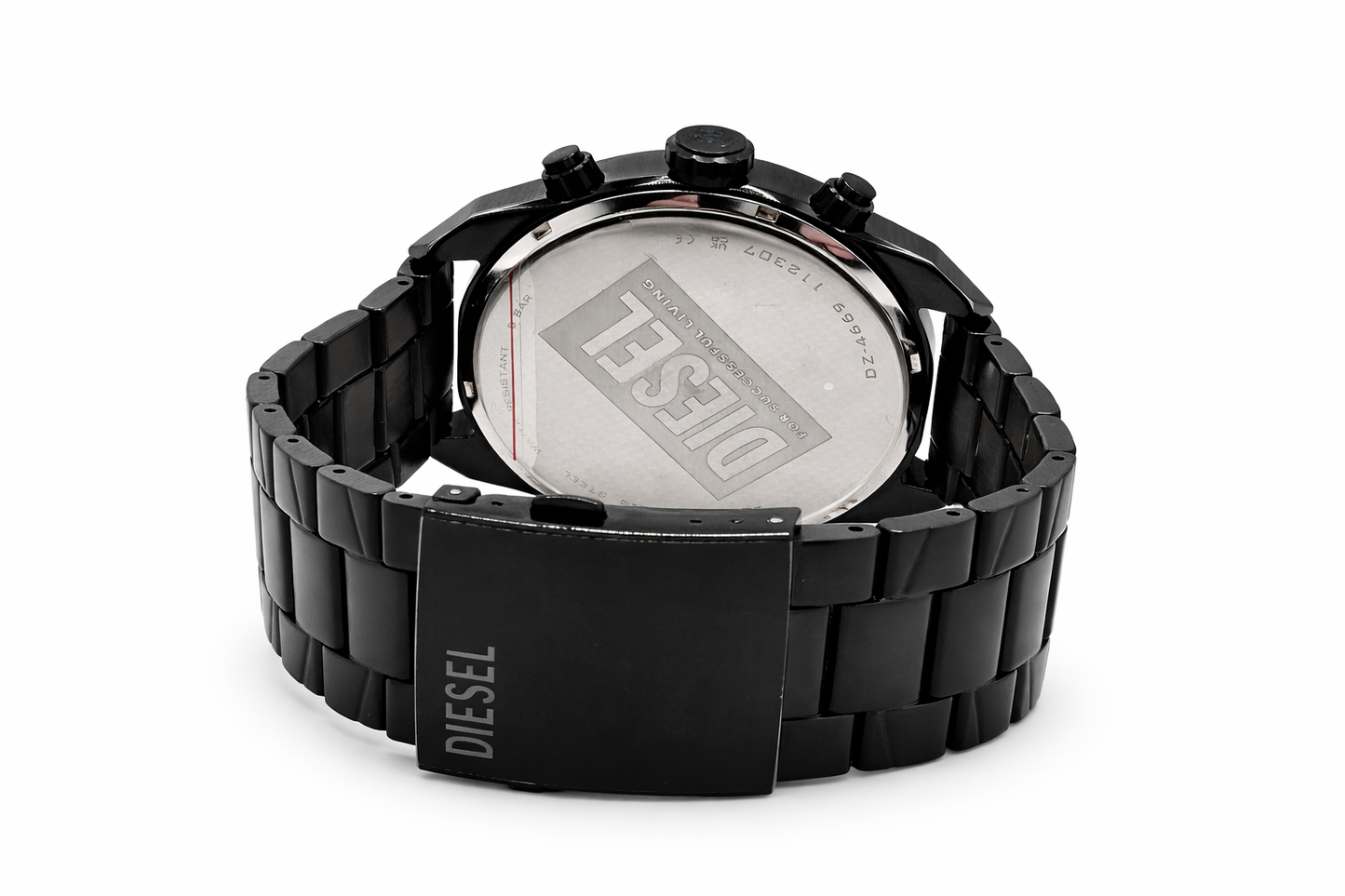 Diesel Spiked Black Stainless Steel Strap Men's Watch
