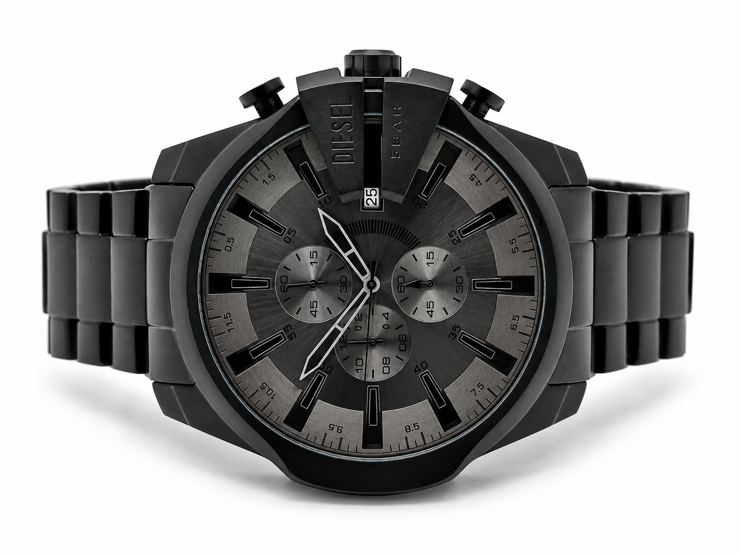 Diesel Mega Chief Slim Gunmetal  Men's Watch (Parallel import)