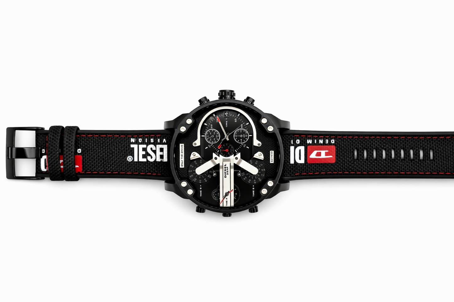 Diesel Mr. Daddy 2.0 Nylon Strap Men's Watch