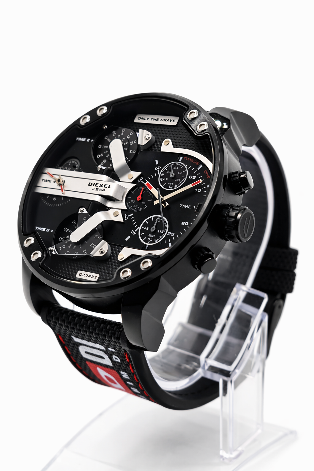 Diesel Mr. Daddy 2.0 Nylon Strap Men's Watch
