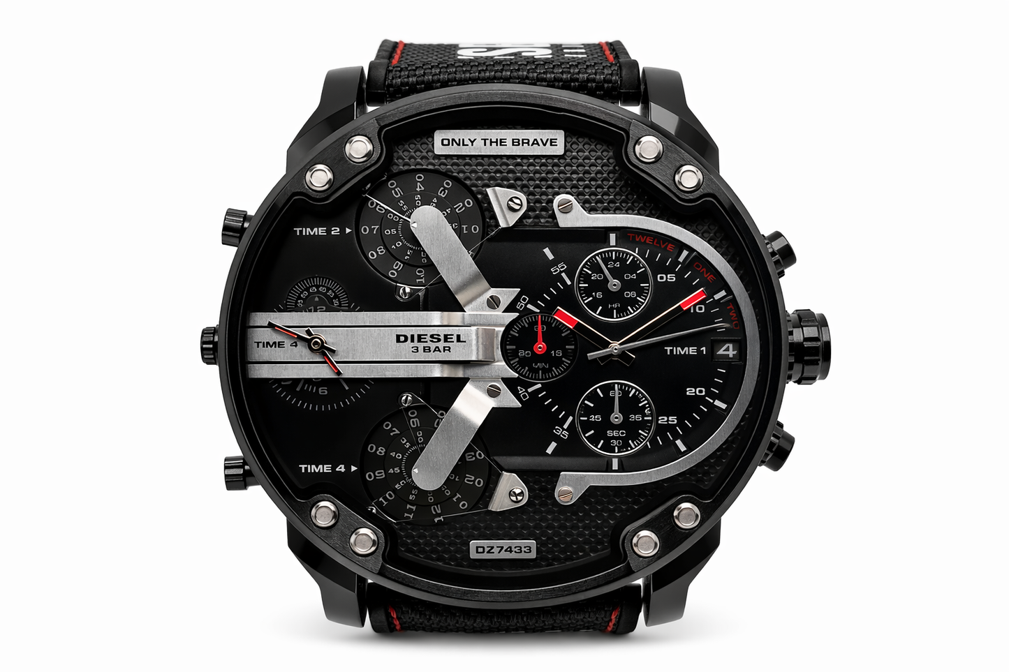 Diesel Mr. Daddy 2.0 Nylon Strap Men's Watch