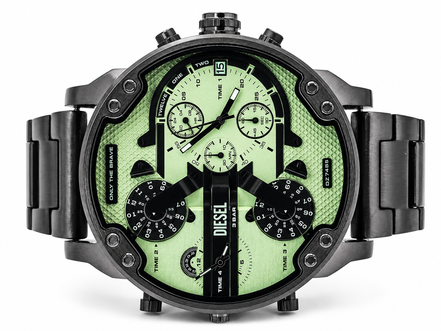 Diesel Mr. Daddy 2.0 Green Stainless Steel Men's Watch (Parallel import)