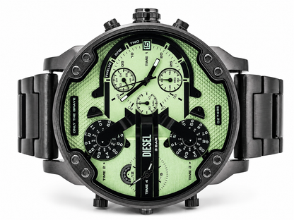 Diesel Mr. Daddy 2.0 Green Stainless Steel Men's Watch (Parallel import)