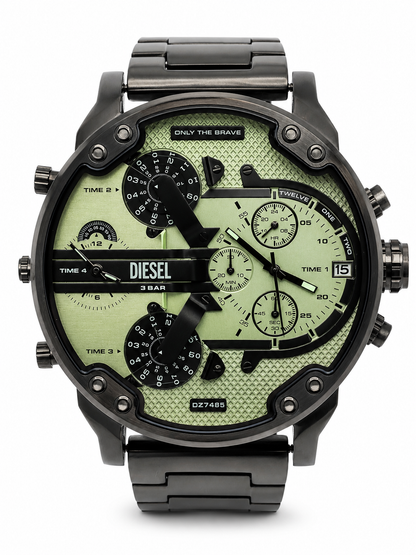 Diesel Mr. Daddy 2.0 Green Stainless Steel Men's Watch (Parallel import)