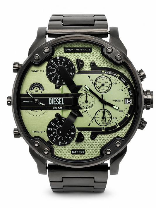 Diesel Mr. Daddy 2.0 Green Stainless Steel Men's Watch (Parallel import)