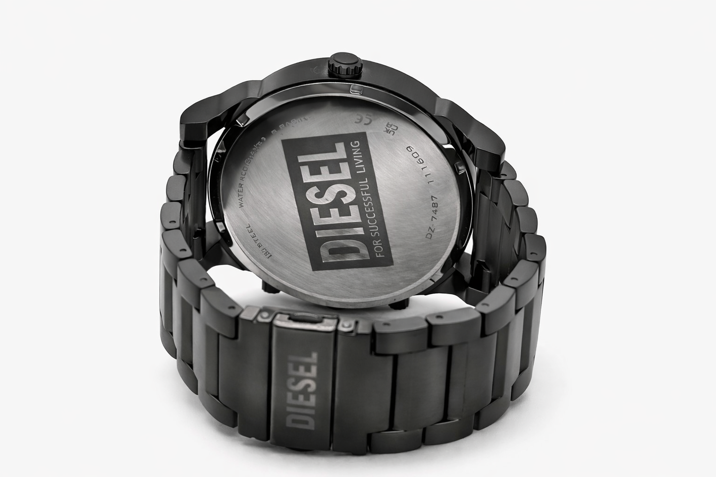 Diesel Mr. Daddy Slim Three-Hand, Gunmetal Stainless Steel Men's Watch