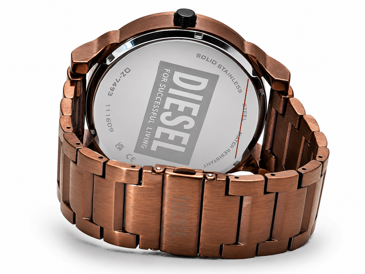 Diesel Mr. Daddy Slim Brown Men's Watch (Parallel import)
