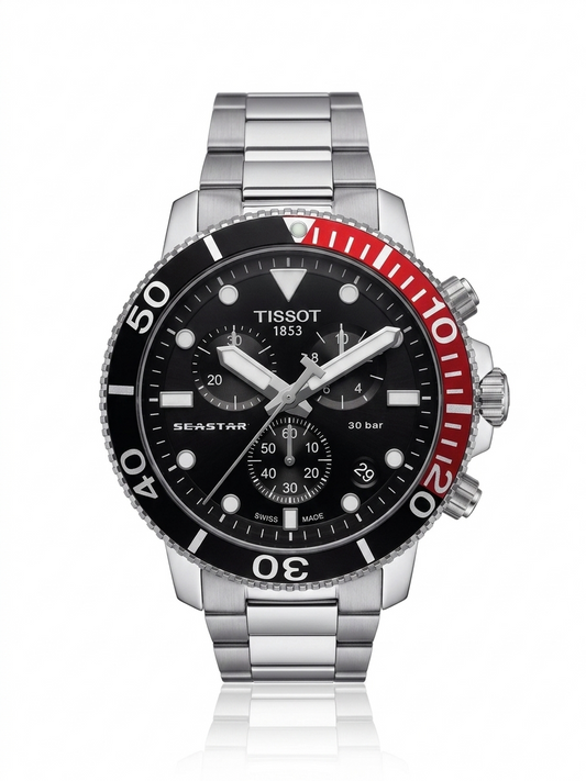 Tissot Seastar Black Men's Watch