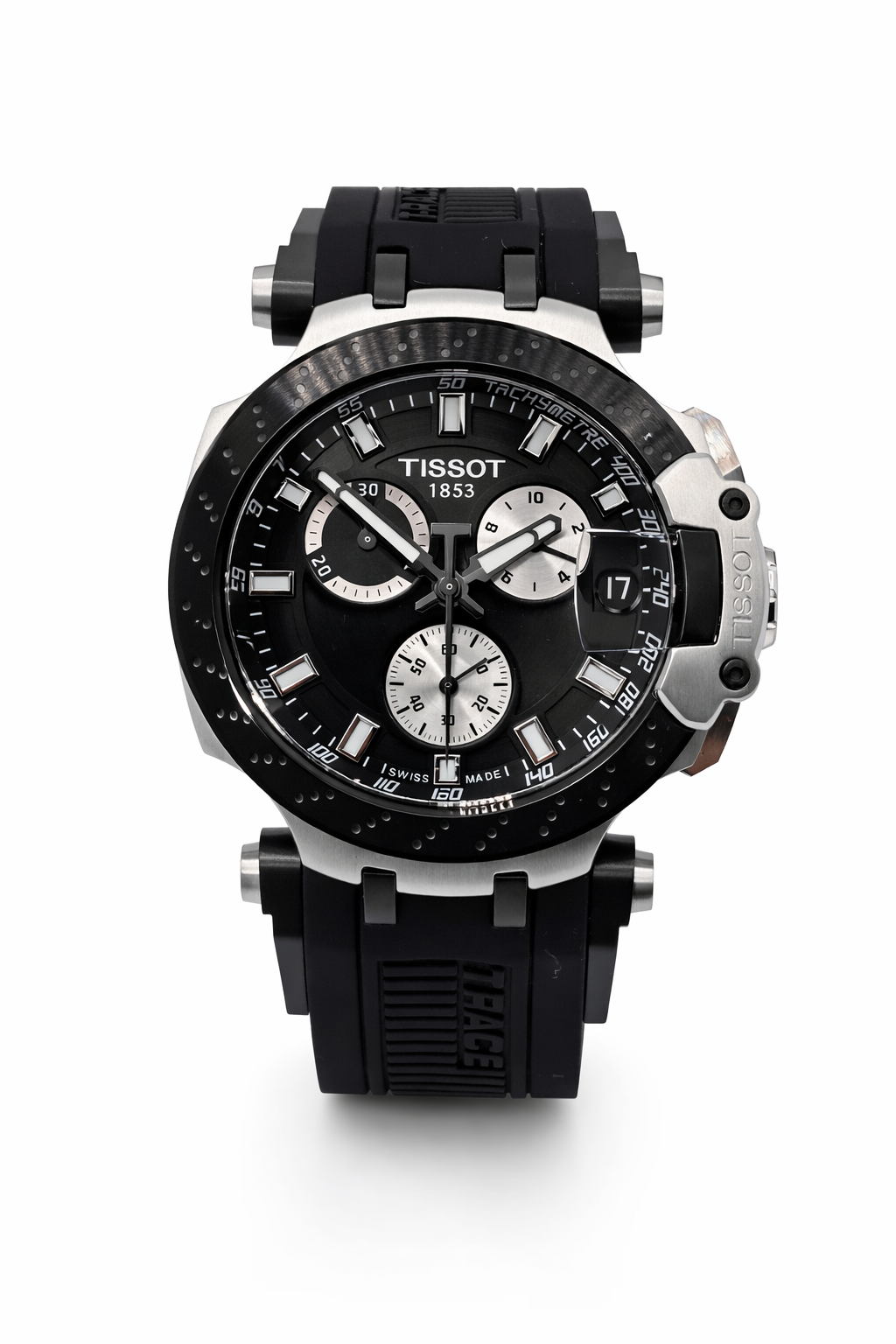 Tissot T-Race Chronograph Men's Watch  (Black Starp)