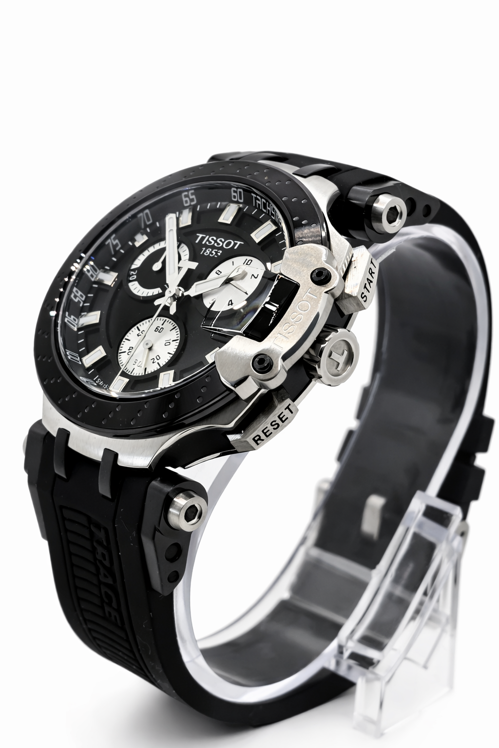Tissot T-Race Chronograph Men's Watch  (Black Starp)