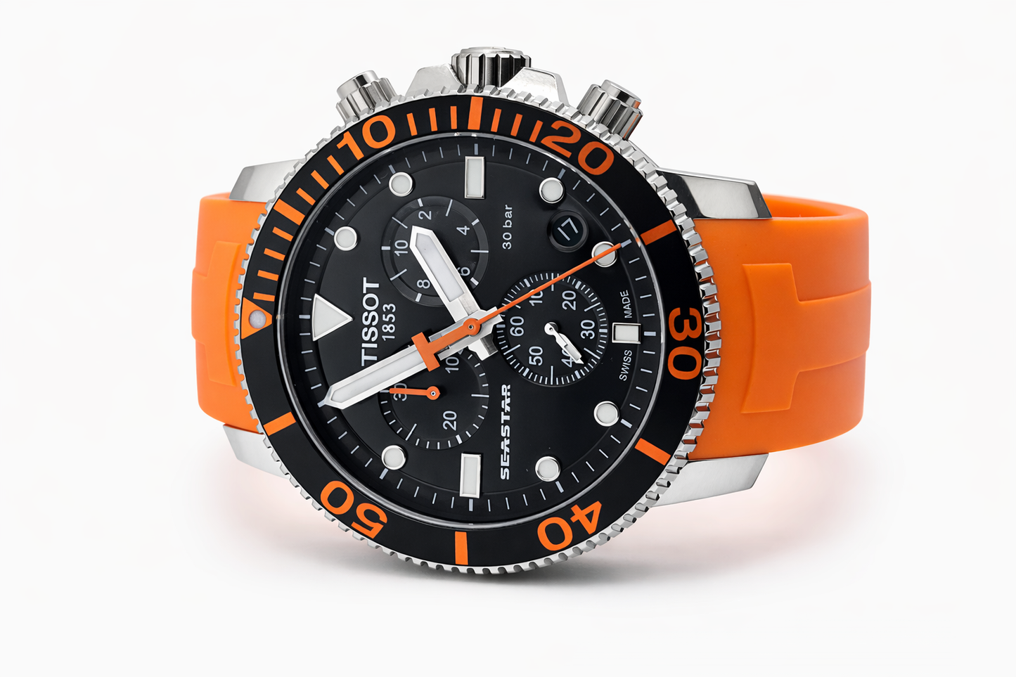 Tissot Seastar 1000 Men's Watch with Rubber Strap