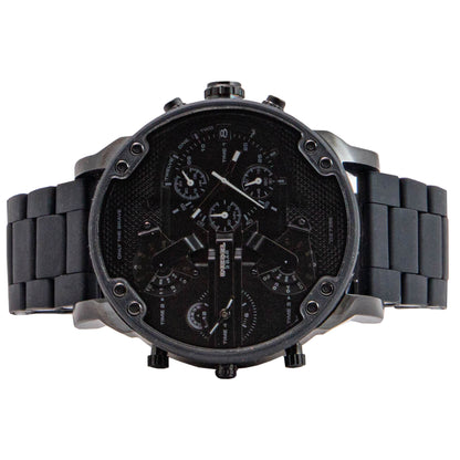 Diesel Mr. Daddy 2.0 Black Dial  Stainless Steel Men's Watch