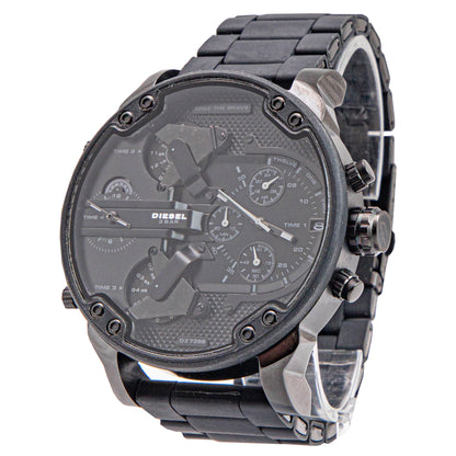 Diesel Mr. Daddy 2.0 Black Dial  Stainless Steel Men's Watch