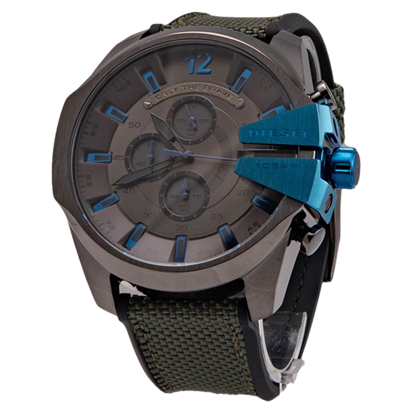 Diesel Mega Chief Gunmetal Round Mixed Men's Watch