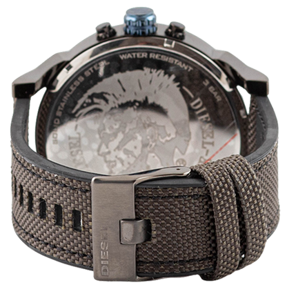Diesel Mr. Daddy 2.0 Chronograph Black and Gray Silicone Men's Watch