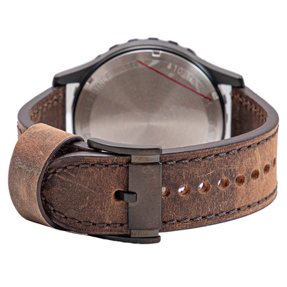 Fossil Nate Brown Leather Men's Watch