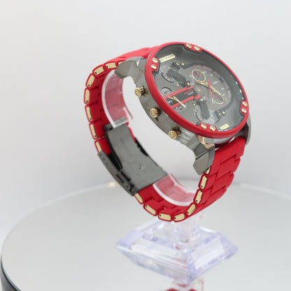 Diesel Mr Daddy 2.0 Red Men's Watch