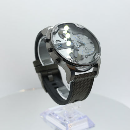 Diesel Mega Chief Gunmetal Round Mixed Men's Watch